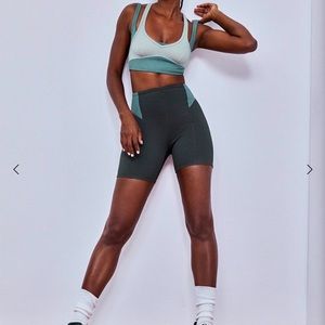 For Love & Lemons Romy Lounge Bra in Sage